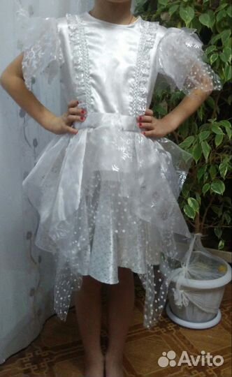 Платье детское новогоднее