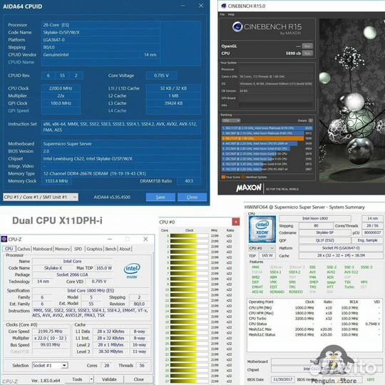 Xeon Platinum 8176 8180 1.8GHz 28-Core QL1F (ES )