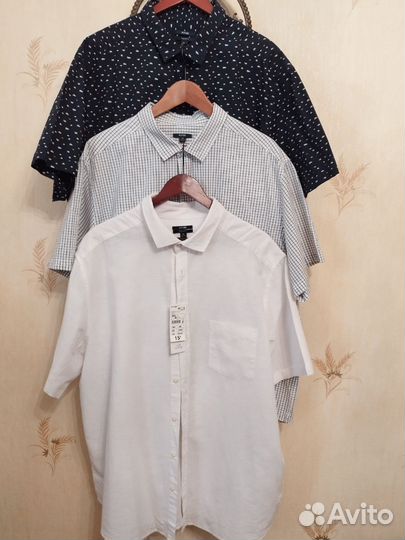 Мужская рубашка с коротким рукавом