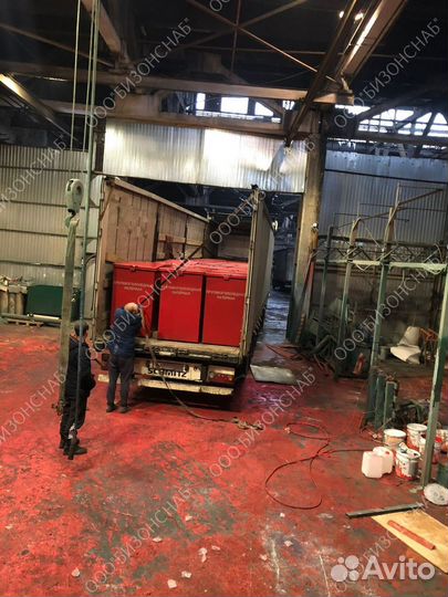 Мусорный бак металлический Арт 6954