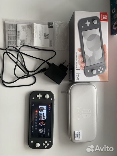 Nintendo switch lite с играми