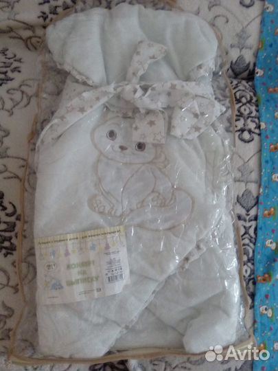 Конверт-одеяло, не использовали, мальчику или дево