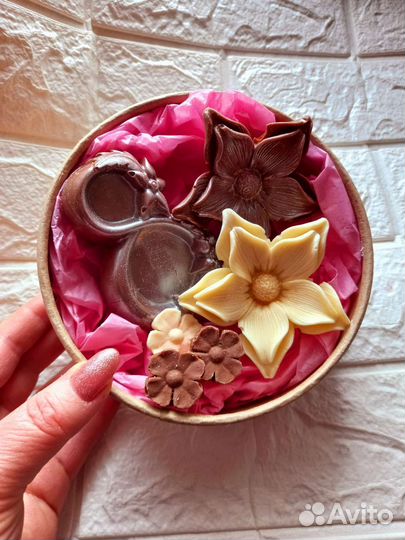 Шоколадные цветы