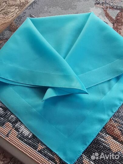 Однатонный платок Бирюза