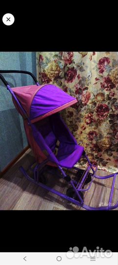 Коляска санки