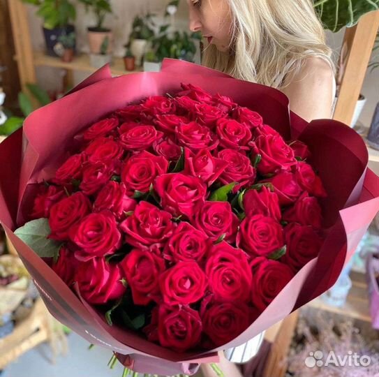 Букет из синих роз 15 роз 25 роз 51 роза