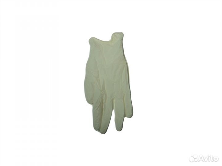 Перчатки латексные опудренные minimax, XL, желто-б