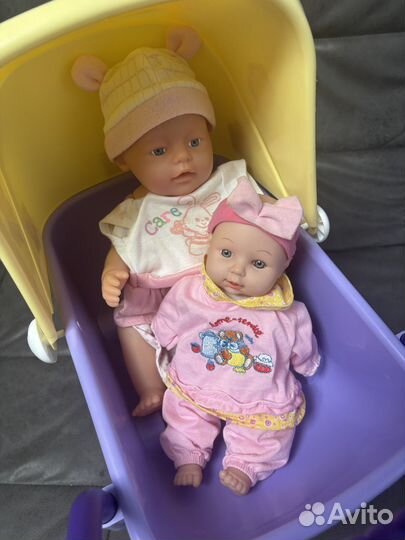 Коляска Полесье, куклы даром