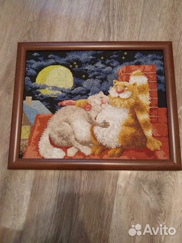 Картина вышитая крестом