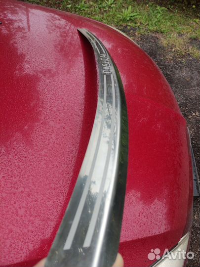 Накладка на задний бампер nissan qashqai