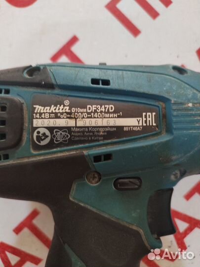 Инструмент шуруповёрт Makita DF 347D