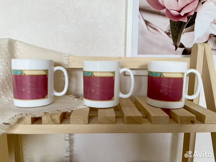 Набор посуды luminarc 6 кружек и 2 салатника