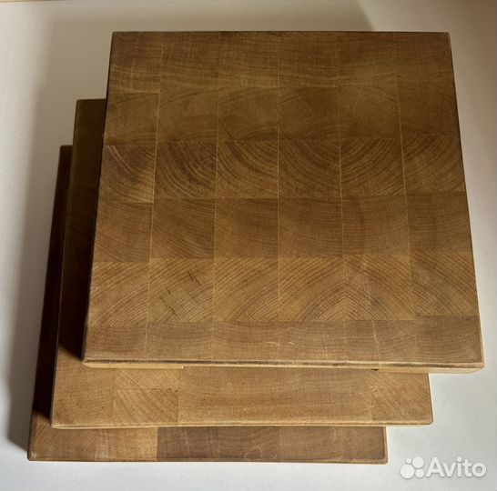 Торцевая разделочная доска из березы