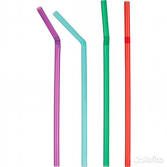 Трубочки со сгибом 250 шт лотос