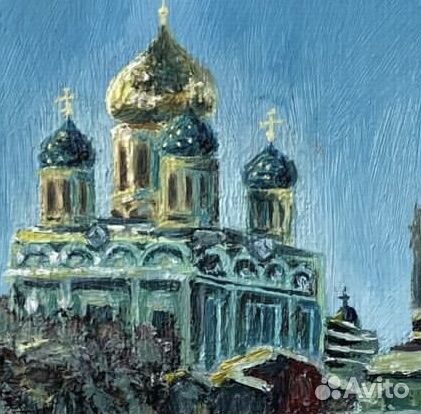 Картина маслом Елец Собор Вознесения