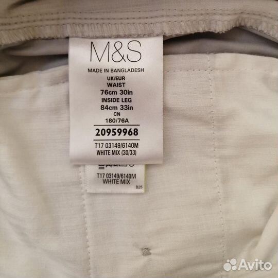 Брюки летние чинос Marks&Spencer chino