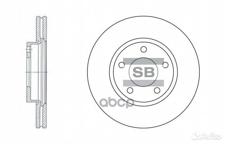 SD4401 диск тормозной передний Mazda 3/5 1.4/1