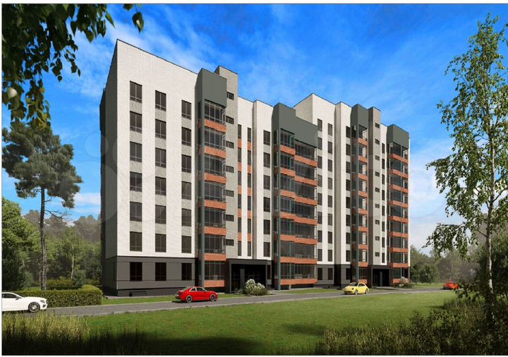 2-к. квартира, 68,2 м², 1/9 эт.