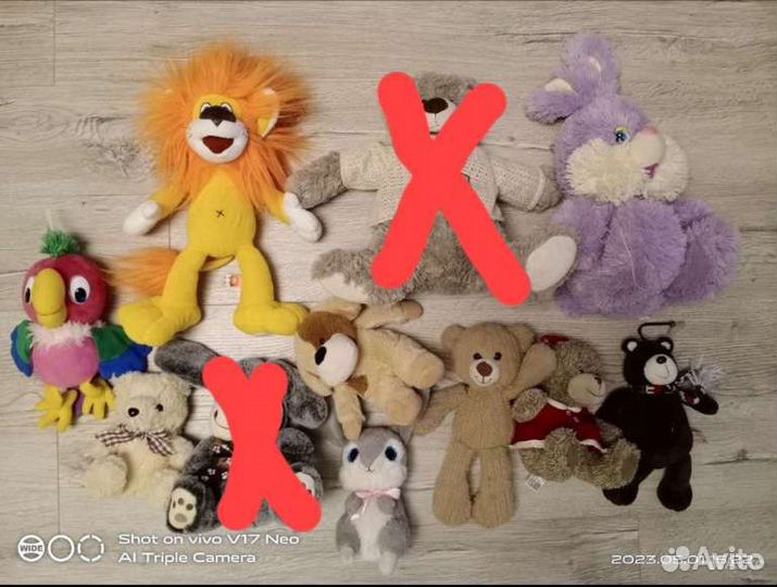 Мягкие игрушки на выбор