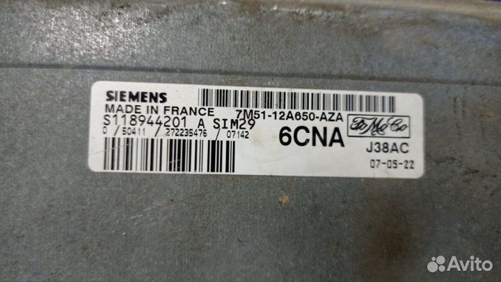 Блок управления двигателем Ford Focus 2 хэтчбек