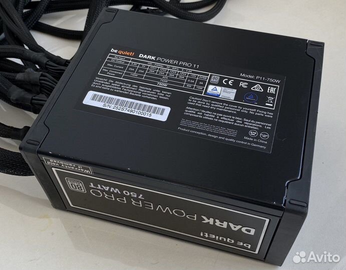 Блок питания be quiet 750W / 80+ Platinum / Dark P