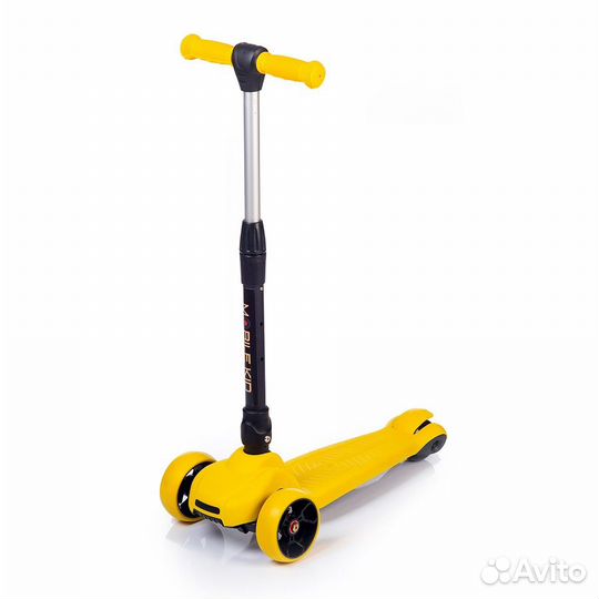 Самокат Mobile Kid Practico желтый складной