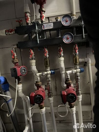 Монтаж отопление водоснабжение канализация