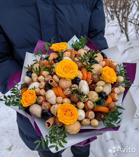 Ореховые букеты на выпускной