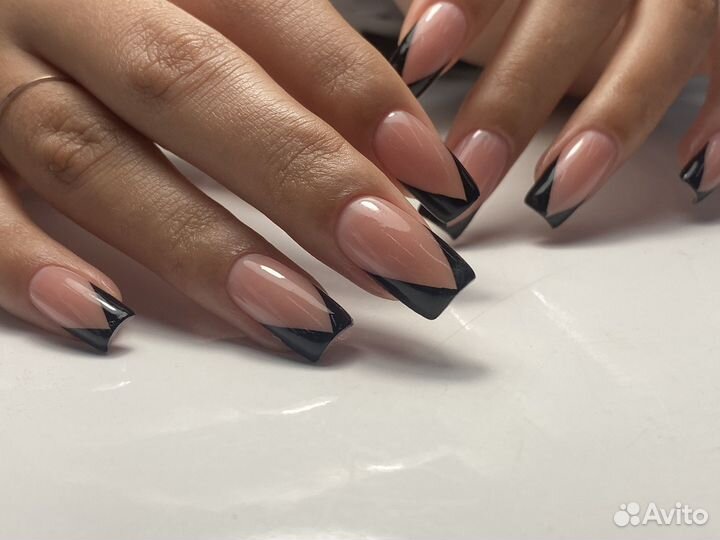 Маникюр гель лак, Наращивание, педикюр препаратный