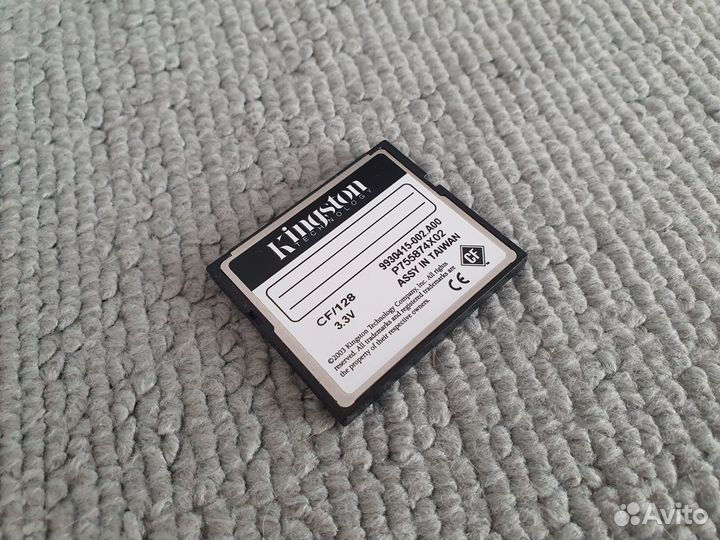 Карта памяти, компакт flash 128 Mb