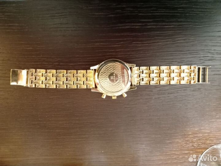 Мужские наручные часы золотые ника