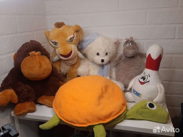 Мягкие игрушки герои мультфильмов