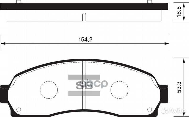 SP1369 колодки дисковые передние Ford Explorer