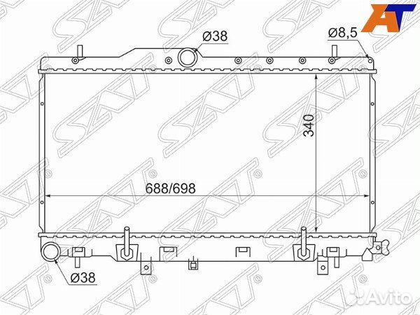 Радиатор subaru legacy