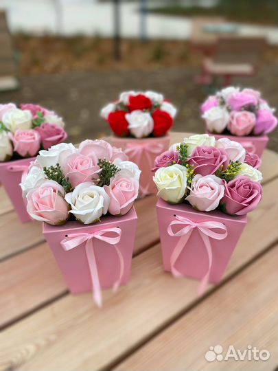 Мыльные букеты