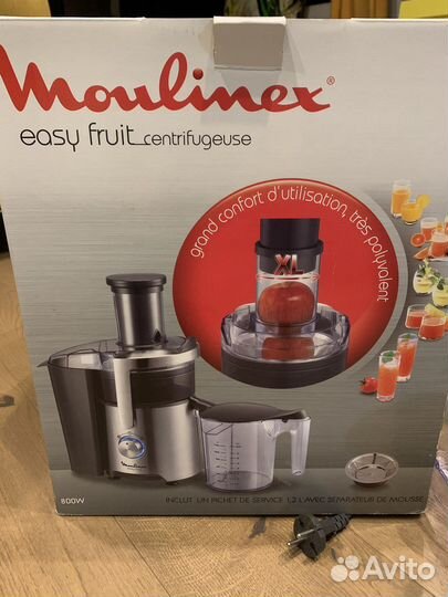 Соковыжималка moulinex easy fruit