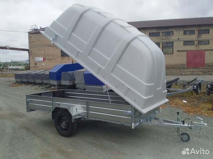 Прицеп лав 81012А 3,5*1,5 метра, R16, Крышка jaxal