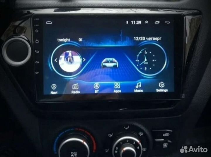 Магнитола Android 2-32 Gb большой экран Kia Rio 3