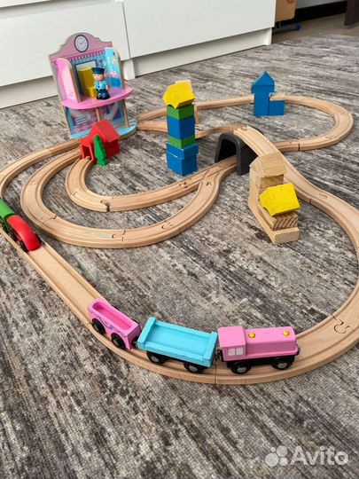 Игрушка деревянная дорога IKEA