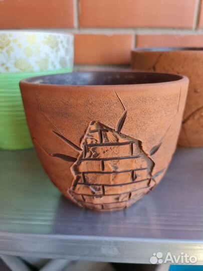 Горшки кашпо для растений, цветов, зелени