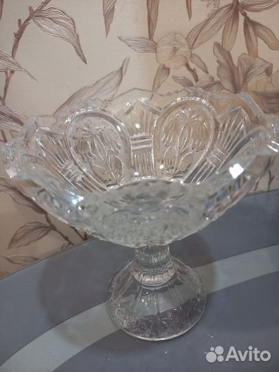 Ваза хрусталь новая