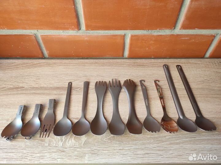 Титановые ложки, вилки