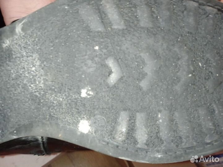 Сапоги демисезонные 45 с хромовая кожа уставные