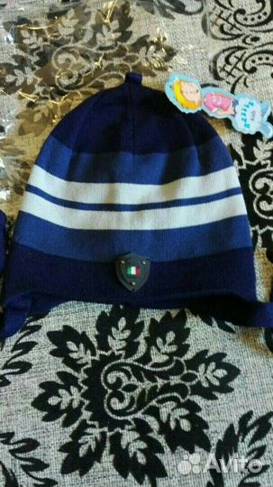 Шапка теплая шлем