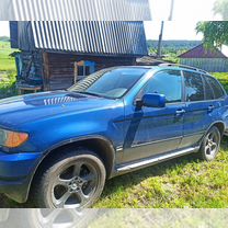 BMW X5 4.4 AT, 2001, битый, 250 000 км, с пробегом, цена 490 000 руб.