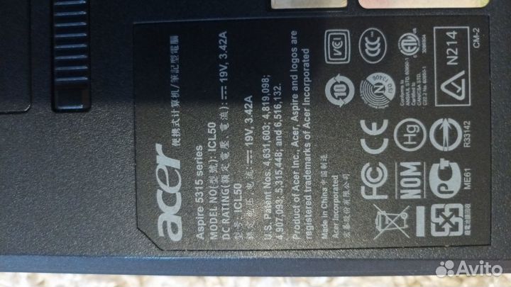 Ноутбук acer