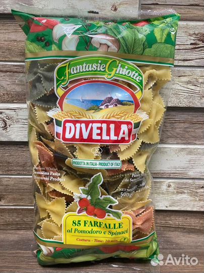 Фарфалле Италия Паста Divella