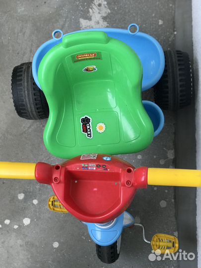 Трехколесный детский велосипед Полесье