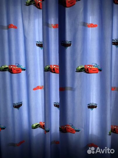 Комплект в детскуюТачки» : шторы,тюль,2покрывала