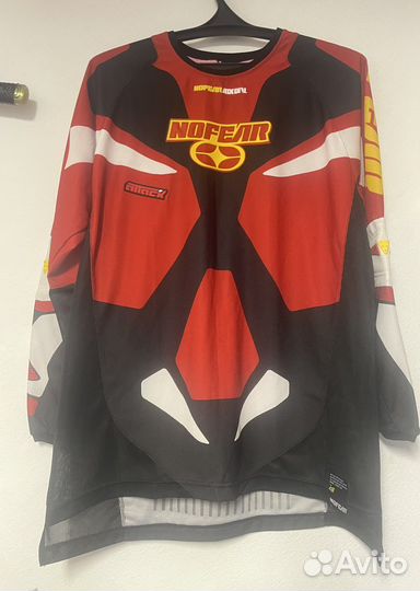 Винтажный long sleeve для мотокросса